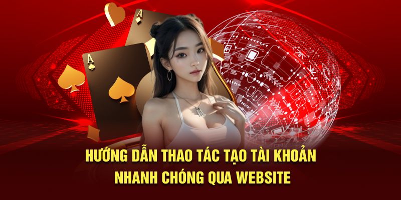 Hướng dẫn thao tác tạo tài khoản nhanh chóng qua website